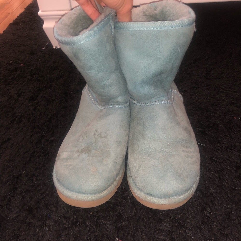 Blue short Ugg boots
